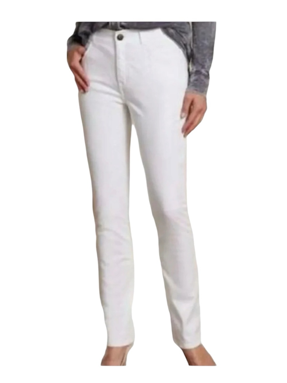 Woman Within White Jeans Triple S 24W Petite Plus